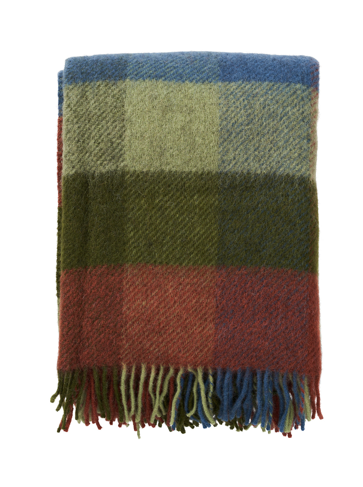 Gotland multi green throw