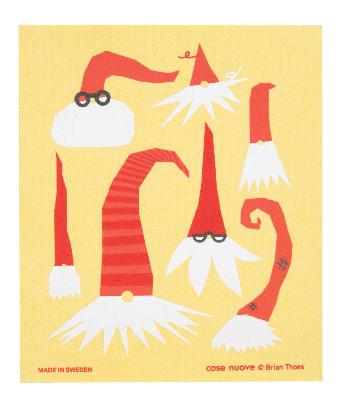 Swedish Dishcloth - Tomte Time