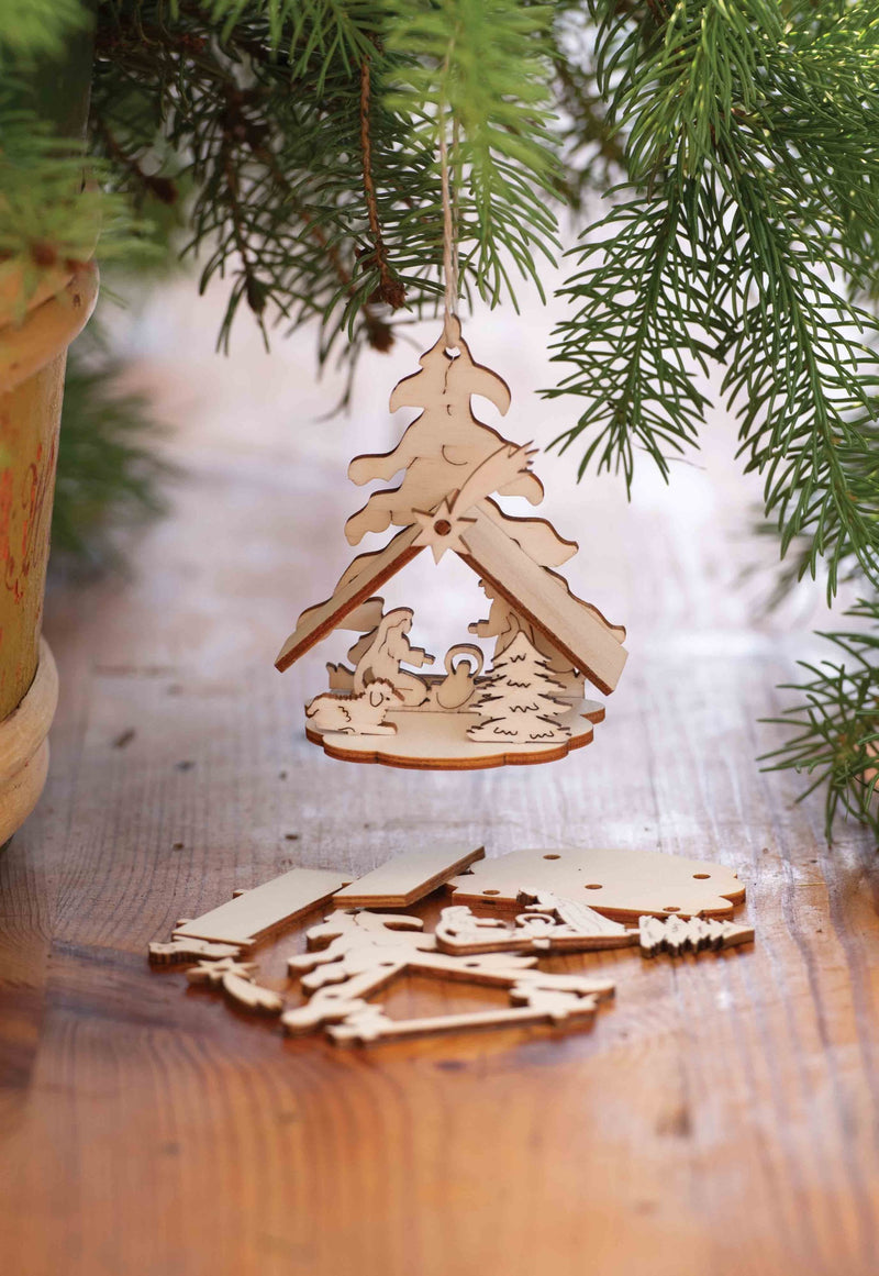 Mini lasercut nativity