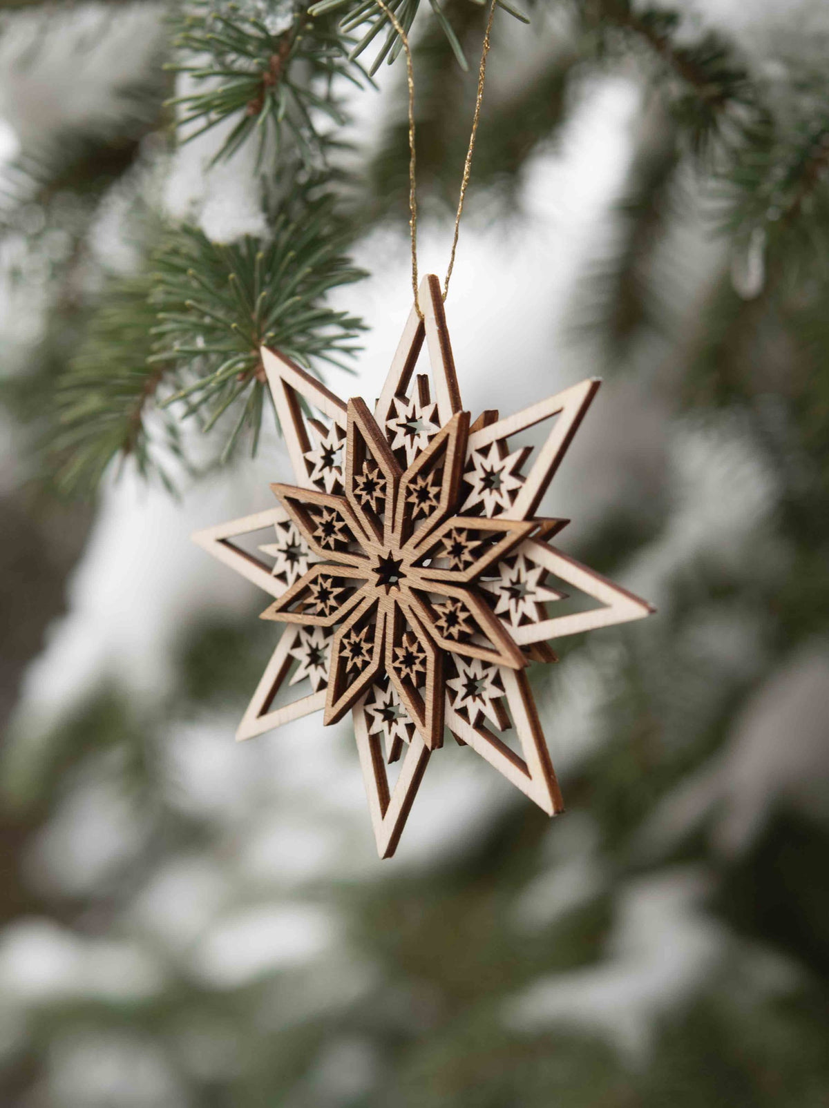 Lasercut star/stars ornament