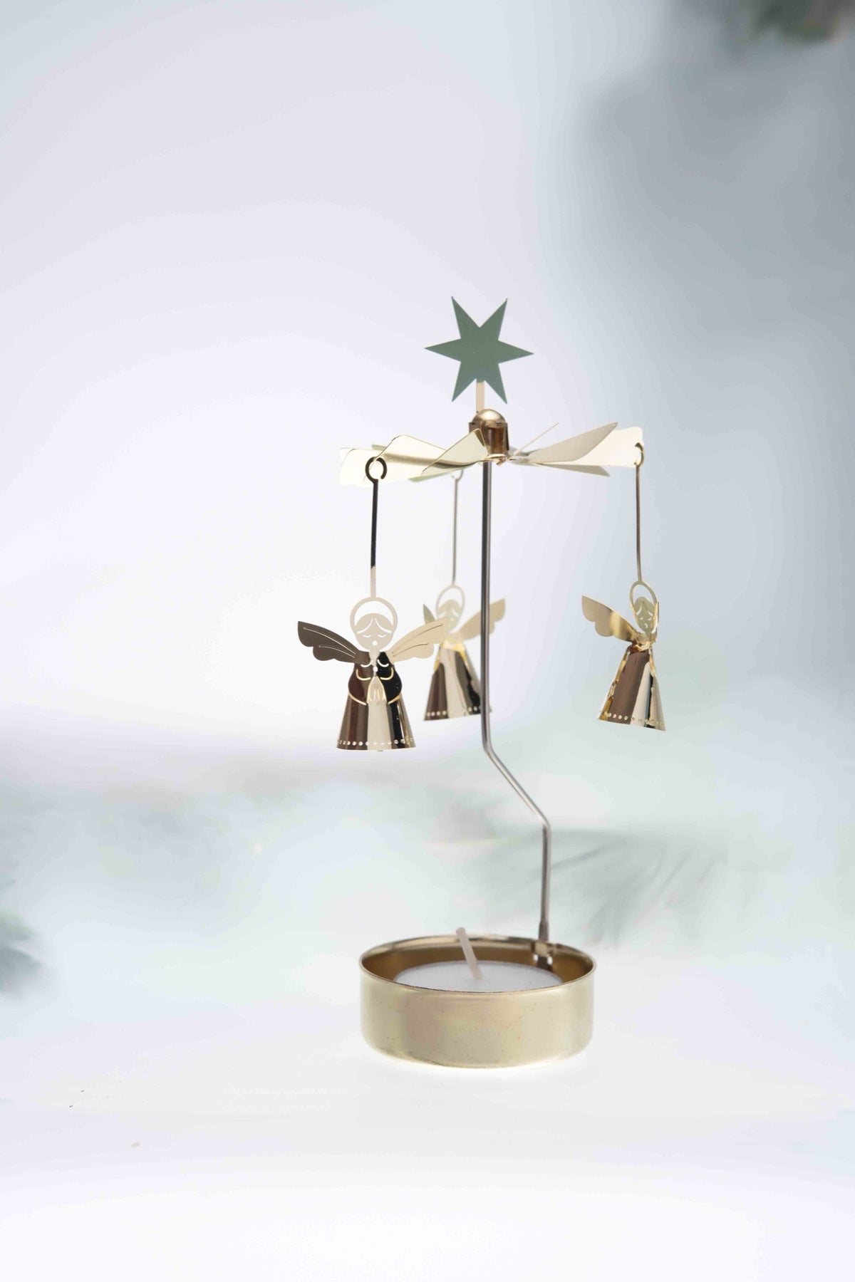 Rotary Candleholder - Singing Angel