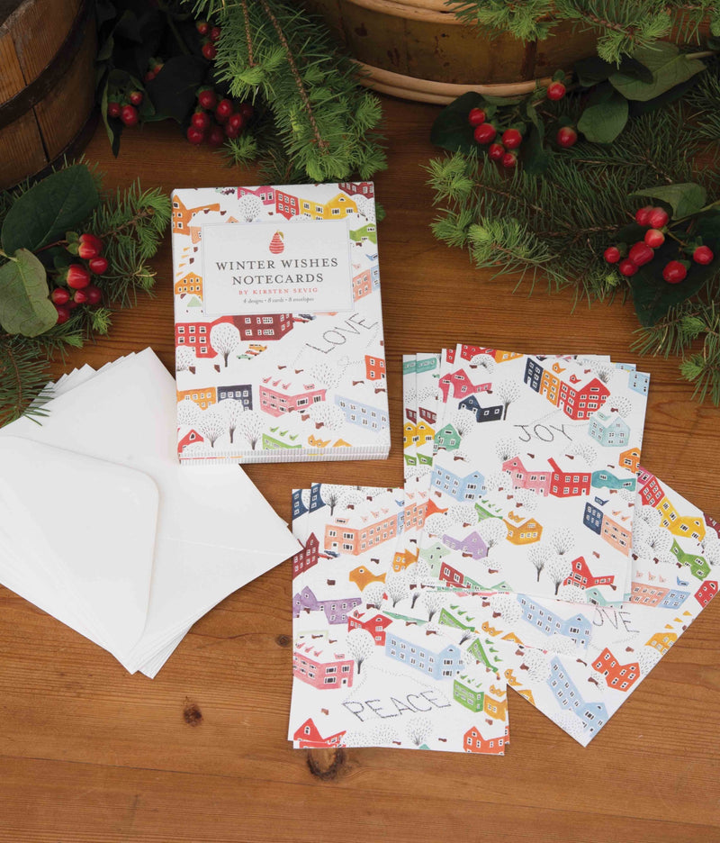 Winter wishes Notecards