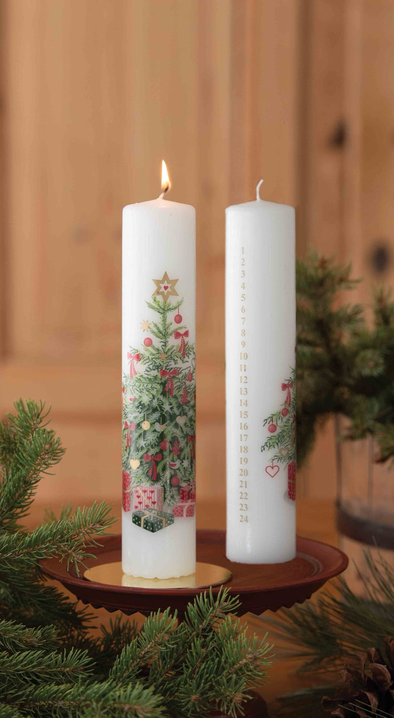 Tree Advent pillar
