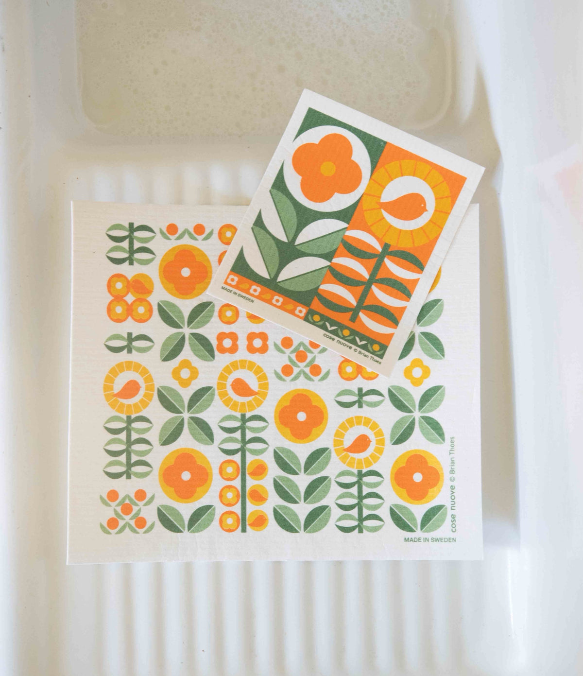Swedish Drying mat, flower sta