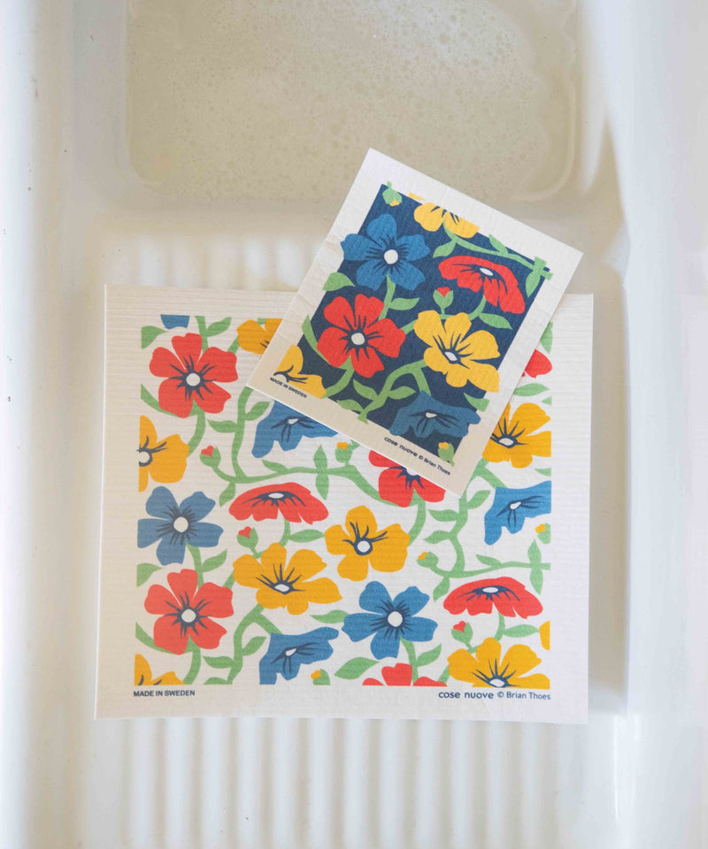 Swedish Drying mat, flower fes