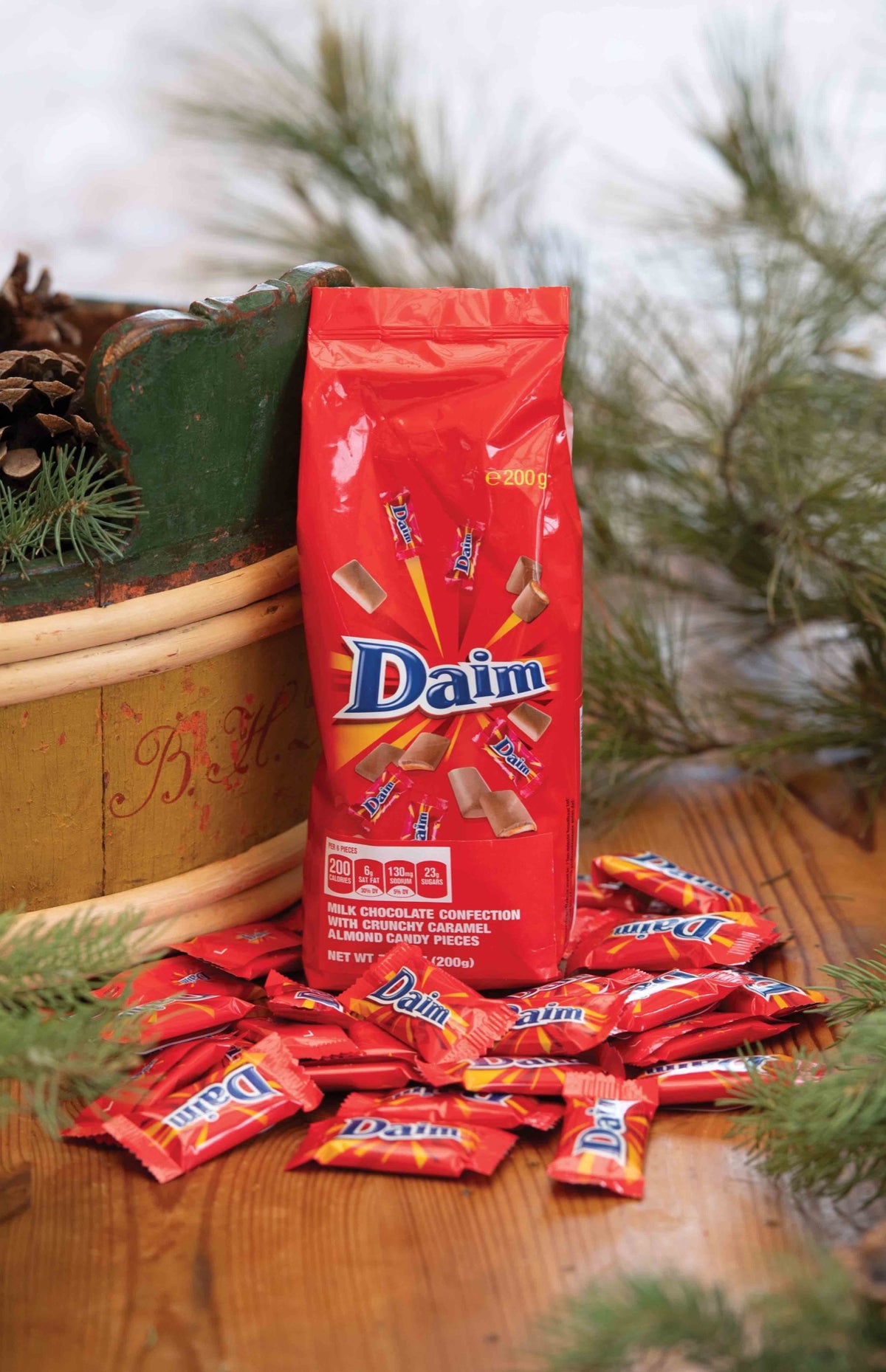 Marabou daim chocolate bag