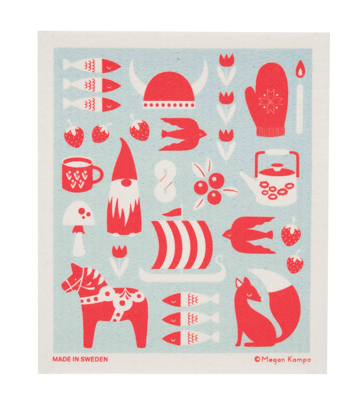 Swedish Dishcloth - Nordic Icons