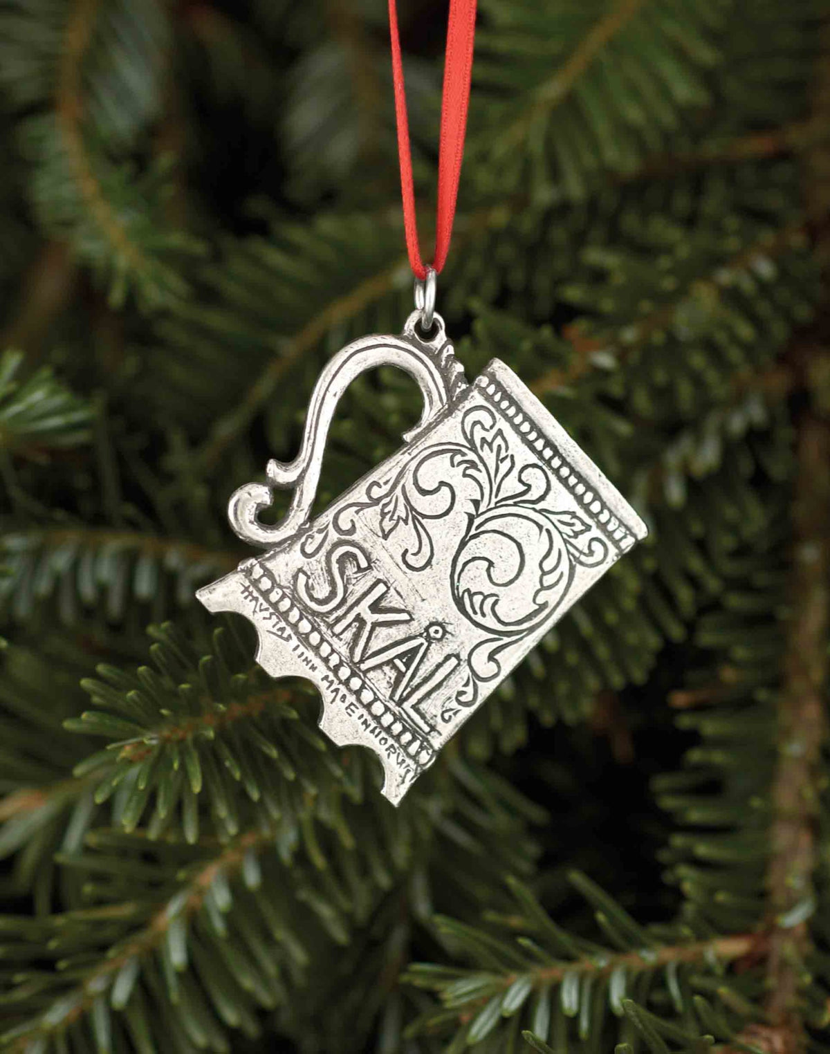 Nor pewter orn-Skal tankard