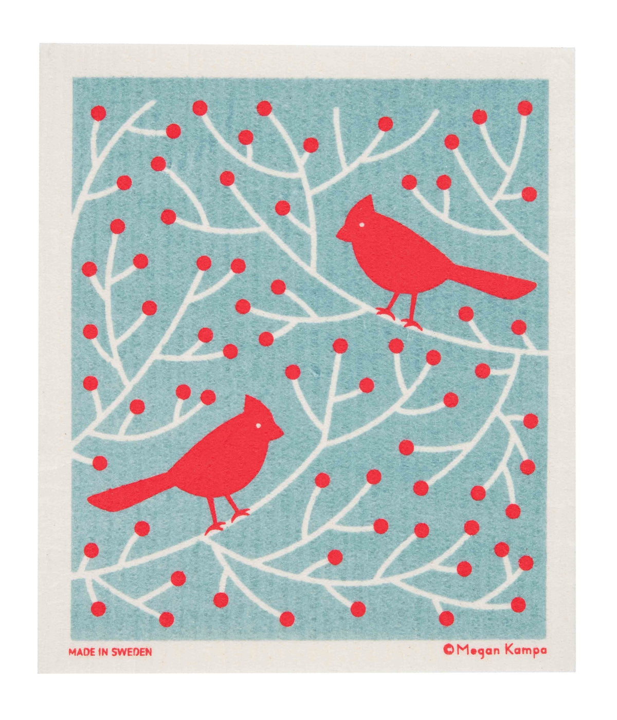 Swedish Dishcloth-Cardinal bra