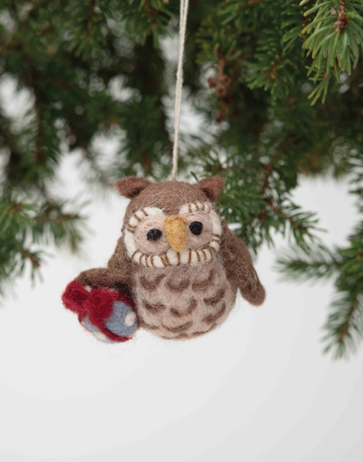 Felt Owl Ornament