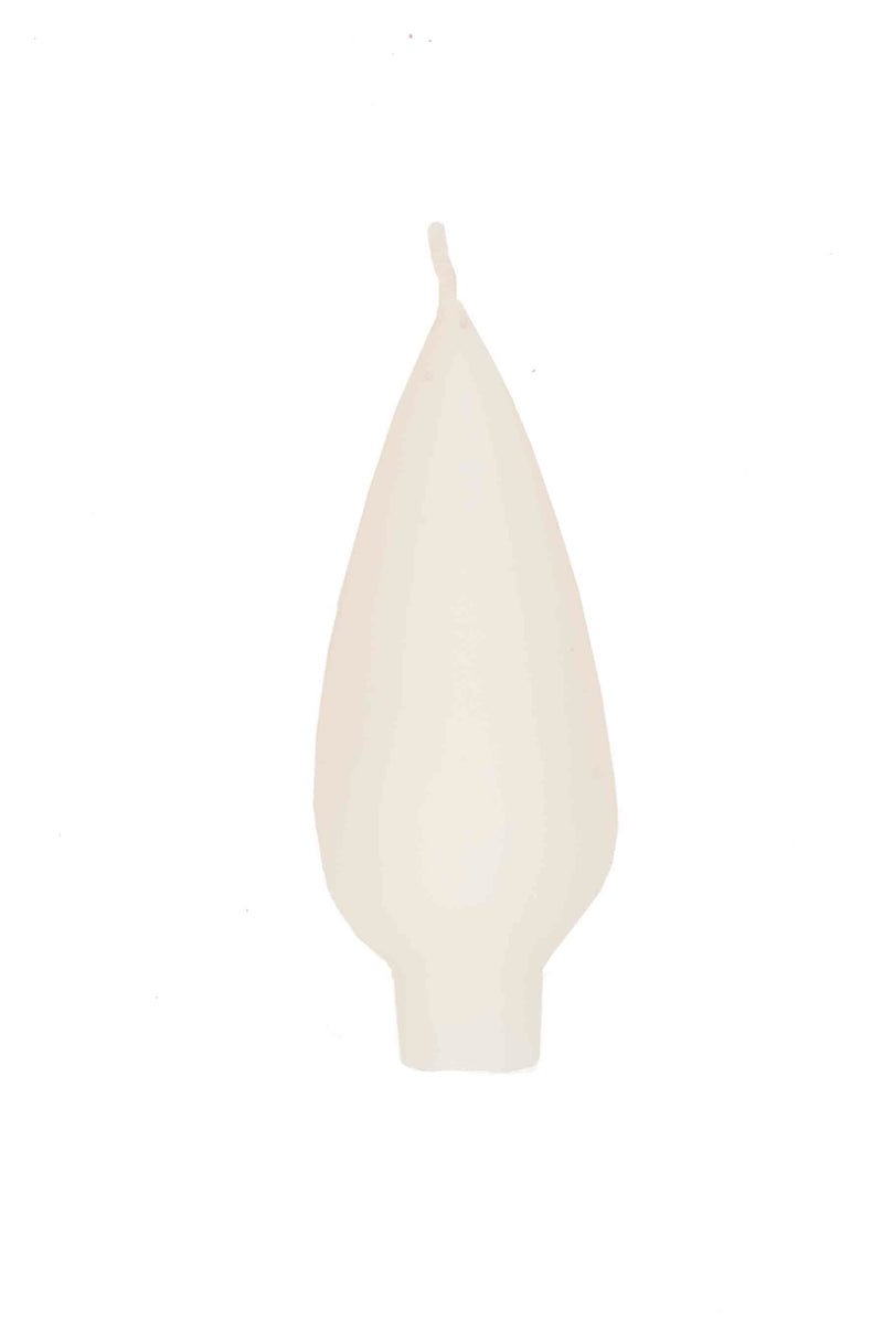 small drop candle white